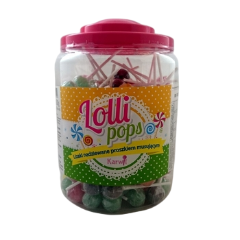 Karwit Lizaki musujące o smakach owocowych i cola 8g x 150szt.