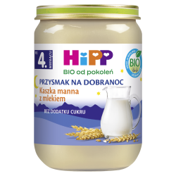 HiPP Kaszka manna z mlekiem BIO 190 g