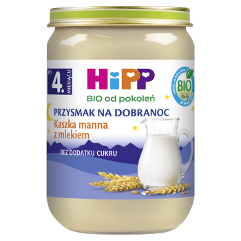 HiPP Kaszka manna z mlekiem BIO 190 g