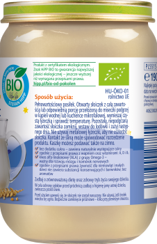 HiPP Kaszka manna z mlekiem BIO 190 g