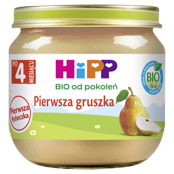 HiPP BIO Pierwsza gruszka po 4. miesiącu 80 g