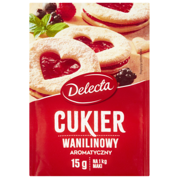 Cukier wanilinowy aromatyczny 15g Delecta