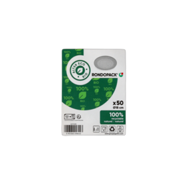 Talerze papierowe typu kraft średnica 18cm |50szt.|PLATIPACK|Guillin Polska