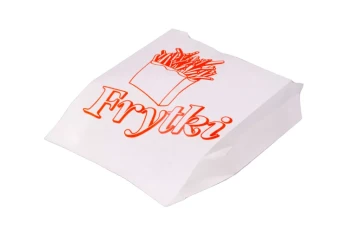 Huhtamaki torebka papierowa fałdowa na frytki z nadrukiem uniwersalnym 250 szt