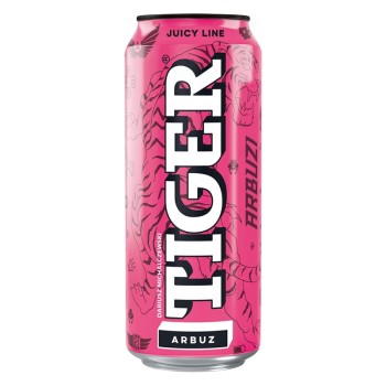 Tiger Juicy Line gazowany napój owocowy o smaku arbuza 500 ml