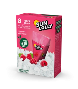 Sun lolly lody wodne do zamrażania w domu malina 480 ml