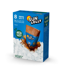 Sun lolly lody wodne do zamrażania w domu cola 480 ml