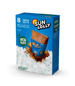 Sun lolly lody wodne do zamrażania w domu cola 480 ml