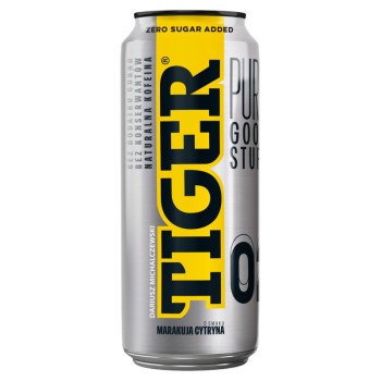 Tiger Pure gazowany napój owocowy o smaku marakuja cytryna 500 ml