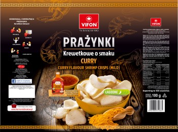 Prazynki krewetkowe Curry 100G VIFON