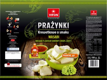 Prazynki krewetkowe Wasabi 100G VIFON