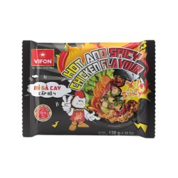 HOT & SPICY X4 - Danie z nudlami o smaku kurczaka 130g (extremalnie ostre)VIFON