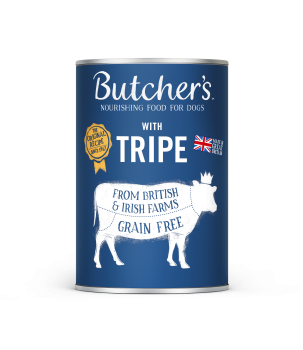 Butcher's Original Megapack Tripe, karma dla psa, mix smaków ze żwaczem wołowym, pasztety, 6x400 g