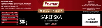 Musztarda sarepska 288g Prymat