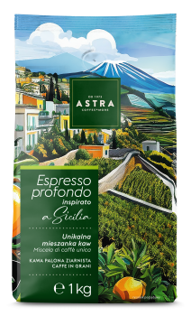 Espresso profondo inspirato a Sicilia 1 kg ziarnista