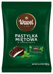 Wawel Pastylki miętowe w czekoladzie luz 1kg