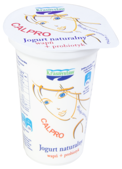 Jogurt naturalny Calpro wapń + probiotyk 175 g