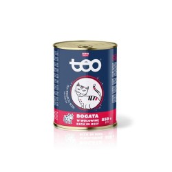 Karma mokra dla kota TEO bogata w wołowinę 850 g