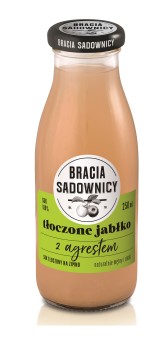 Bracia Sadownicy Sok tłoczony Jabłko-Agrest 250 ml
