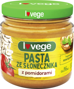 Lovege Pasta ze Słonecznika z Pomidorami w Słoiku 175 g