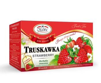 Malwa Herbata owocowa Truskawkowa 20x2g