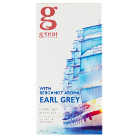 g'tea! Bestseller Herbata czarna Earl Grey z aromatem bergamoty 50 g (25 x 2 g)