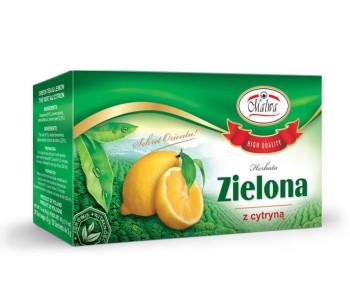 Malwa Herbata zielona o smaku cytrynowym 20x2g