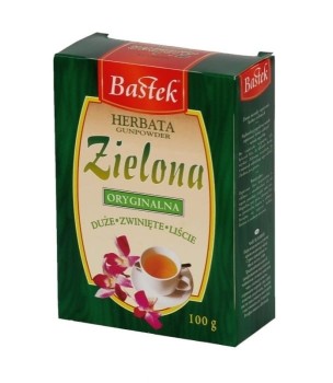 Bastek Herbata zielona liściasta oryginalna 100 g