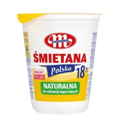 Mlekovita Śmietana Polska gęsta 18% 400 g
