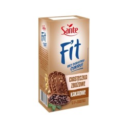 Fit Ciasteczka Zbożowe Kakaowe Bez Cukru 300 g