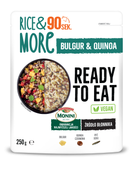 Monini Rice &amp; More Kompozycja bulguru i quinoi 250 g