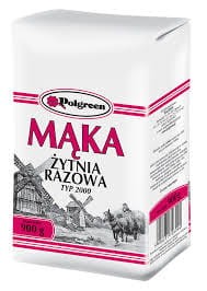 Polgreen Mąka Żytnia Razowa 900 g Typ 2000