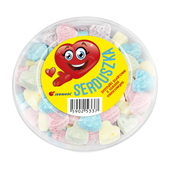 Jedność Serduszka Pastylki pudrowe z sokami owocowymi 120 g