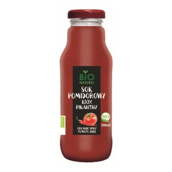 Polbio Bio Naturo SOK POMIDOROWY PIKANTNY 100% 300ml
