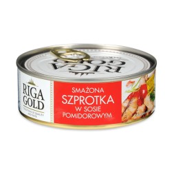 Petropat Riga Gold Szprotki smażone w sosie pomidorowym 240 g