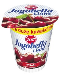 Zott Jogobella jogurt owocowy lekki wiśniowy 150 g