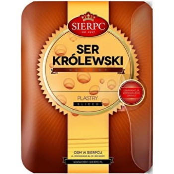 OSM Sierpc Ser Królewski Wędzony Plastry 150 g