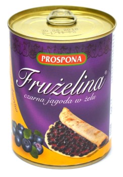 Prospona Frużelina® czarna jagoda w żelu 380 g