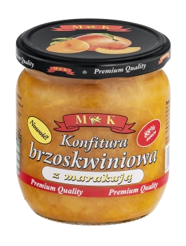 MK Konfitura brzoskwiniowa z marakują 446 g