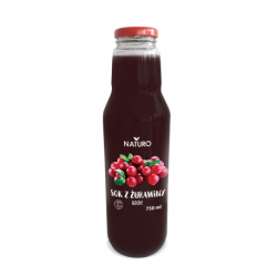 Naturo Sok z żurawiny 750 ml