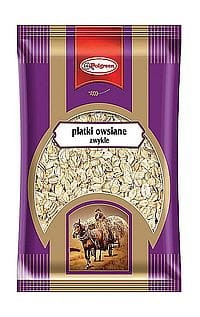 Polgreen Płatki Owsiane Zwykłe 500 g Folia
