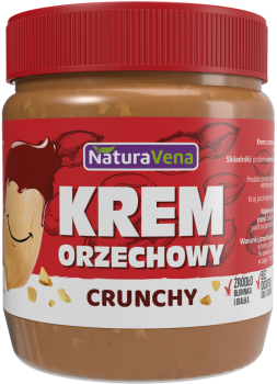 NaturAvena Krem orzechowy Crunchy bez soli, bez cukru 340 g