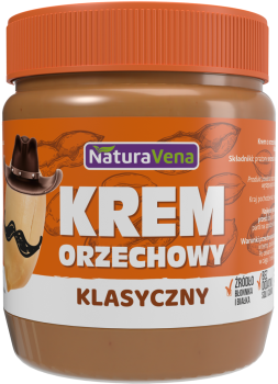 NaturAvena Krem orzechowy bez soli, bez cukru 340 g