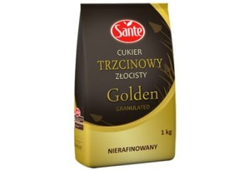 Sante Golden Granulated Cukier trzcinowy złocisty nierafinowany 1 kg