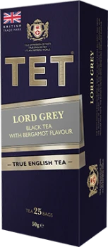 TET Lord Grey Herbata czarna 50 g (25 torebek)