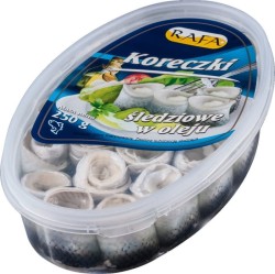 Rafa Koreczki śledziowe w oleju 250 g