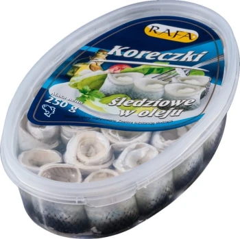 Rafa Koreczki śledziowe w oleju 250 g