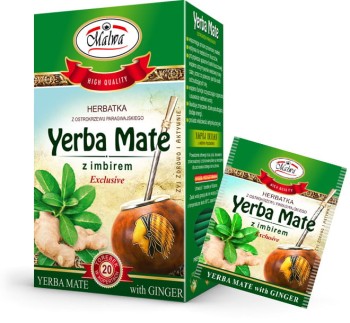 Malwa Yerba Mate z Imbirem 20x2g