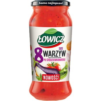 Łowicz SOS 500g 8 WARZYW PO ŚRÓDZIEMNOMORSKU