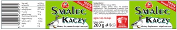 Smalec z Kaczki Agro-Top 200g